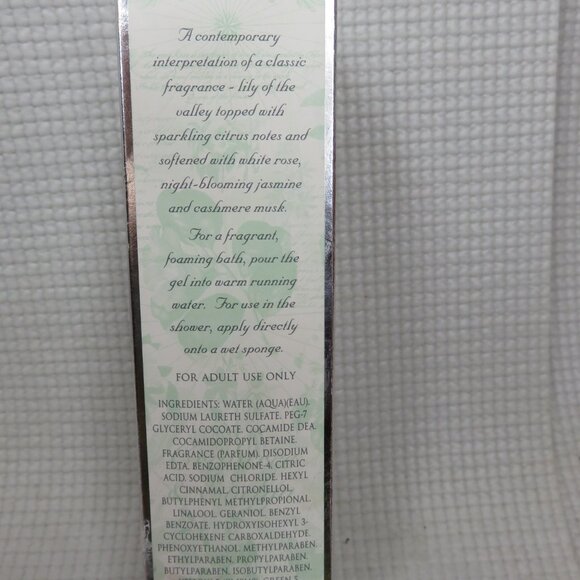 Lily of the Valley Bath and Shower Gel Vintage Brand New Open Box 8.5 FL Oz - Picture 6 of 6